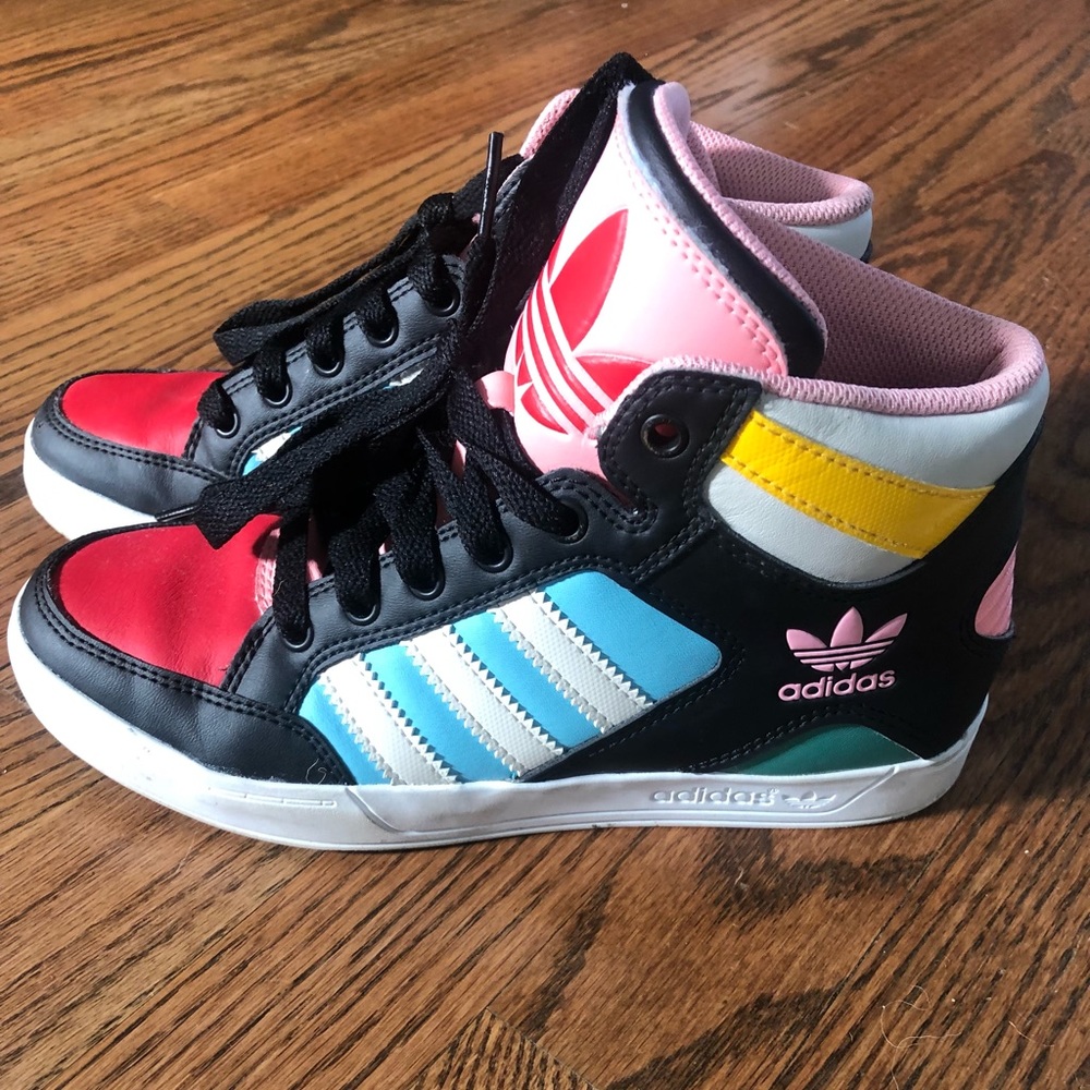 Adidas Hardcourt Hi Lace Up Sneakers